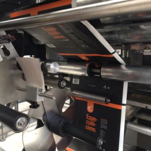 Coffee packaging machinery at private label coffee facility