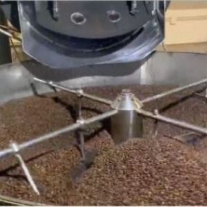 Coffee bean roasting in private label facility in Spain